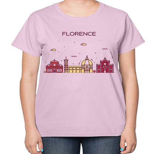 Florence 726# - cities-  Ladies T-Shirt