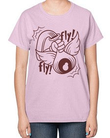 Fly 125# - cartoon general-  Ladies T-Shirt