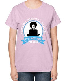 Forensic computer analyst 46# - computer-  Ladies T-Shirt