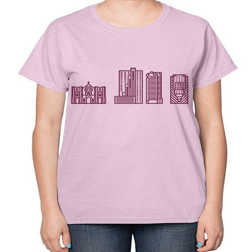 FortWorth 739# - cities-  Ladies T-Shirt