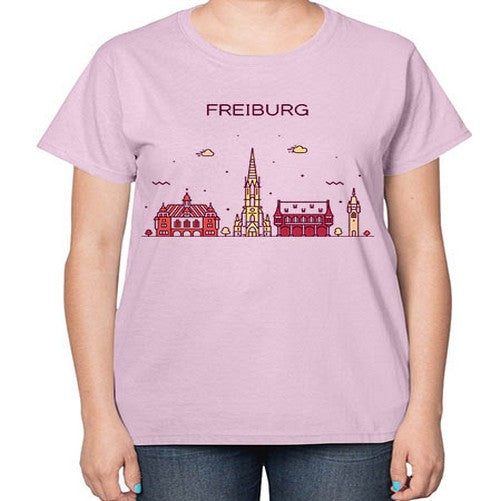 Freiburg 748# - cities-  Ladies T-Shirt