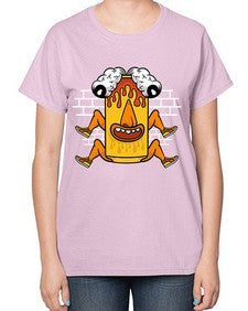 Fuck the weekend 128# - cartoon general-  Ladies T-Shirt