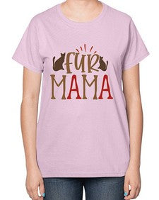 Fur Mama Style 13# - cats-  Ladies T-Shirt