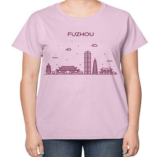 Fuzhou 751# - cities-  Ladies T-Shirt