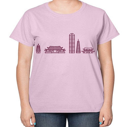 Fuzhou 752# - cities-  Ladies T-Shirt