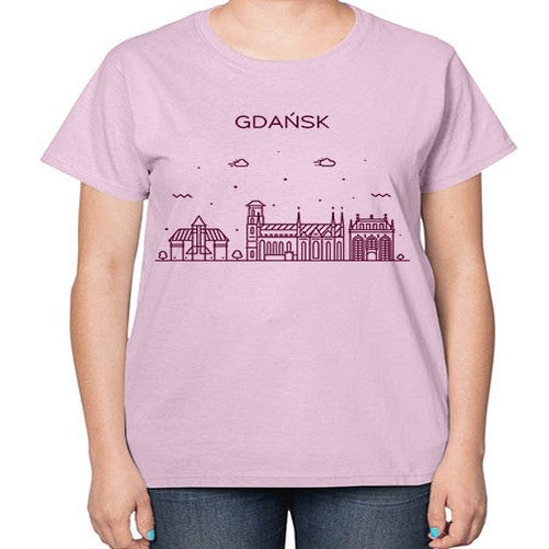Gdansk 756# - cities-  Ladies T-Shirt