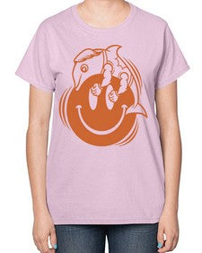 Give smile get hugs 131# - cartoon general-  Ladies T-Shirt