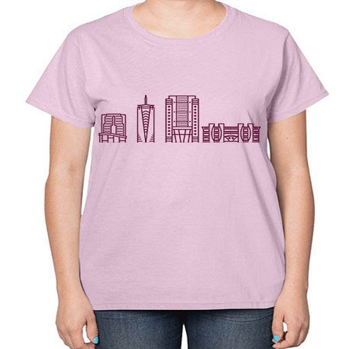 Gurgaon 798# - cities-  Ladies T-Shirt
