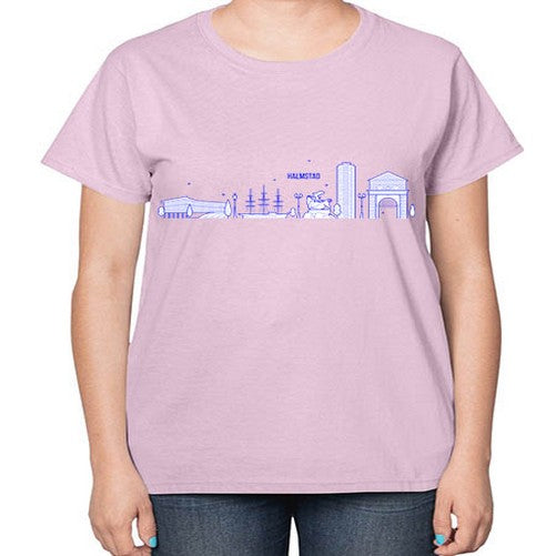 Halmstad 803# - cities-  Ladies T-Shirt