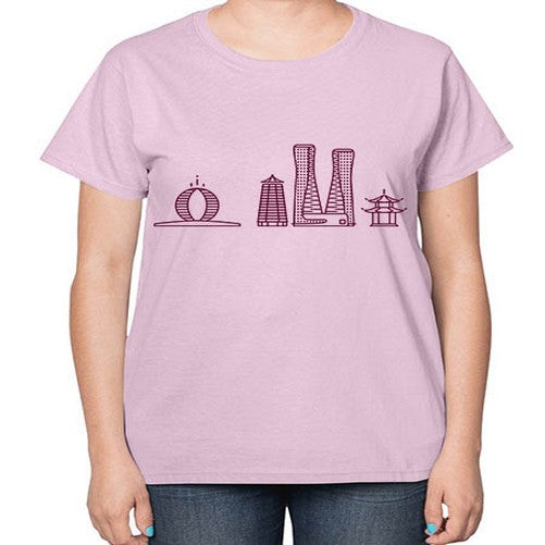 Hangzhou 810# - cities-  Ladies T-Shirt