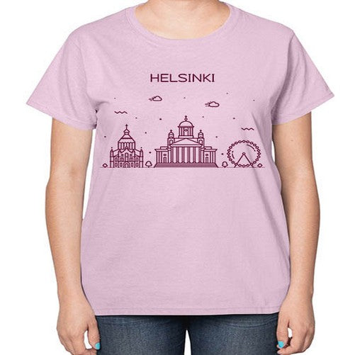 Helsinki 835# - cities-  Ladies T-Shirt