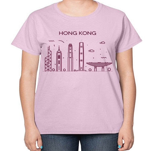 HongKong 900# - cities-  Ladies T-Shirt