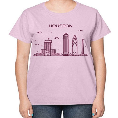 Houston 908# - cities-  Ladies T-Shirt