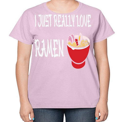 I Just Love Ramen Japanese Anime 238# - anime-  Ladies T-Shirt