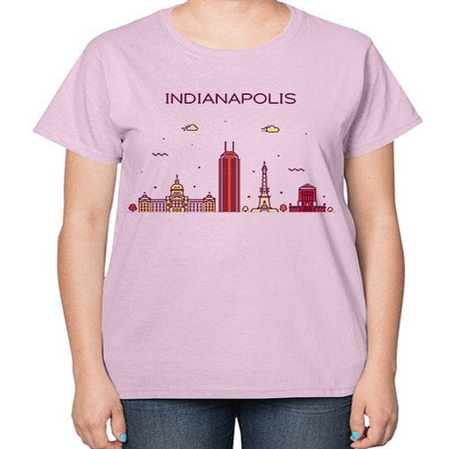 Indianapolis 949# - cities-  Ladies T-Shirt
