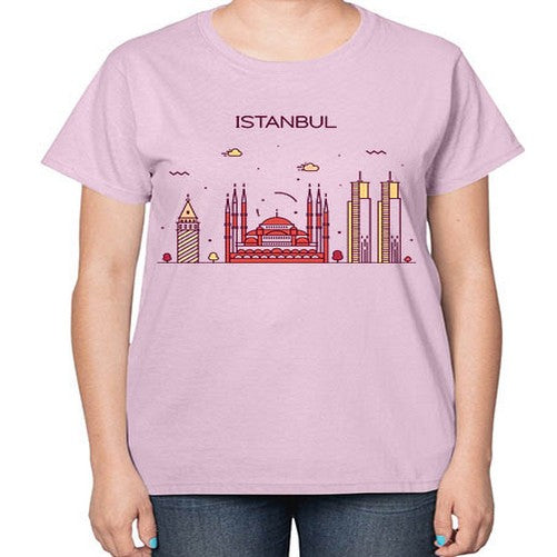 Istanbul 968# - cities-  Ladies T-Shirt