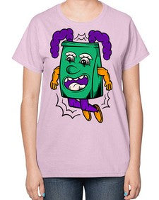 Jumping pouch 146# - cartoon general-  Ladies T-Shirt
