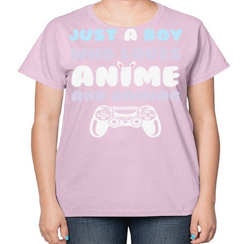 Just A Boy Who Loves 261# - anime-  Ladies T-Shirt