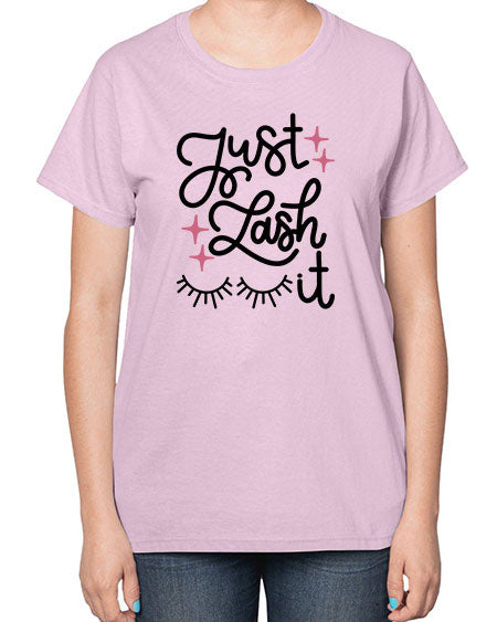 Just Lash It Style 76# -makeup  Ladies T-Shirt