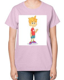 Kid 148# - cartoon general-  Ladies T-Shirt