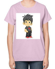 Kid 149# - cartoon general-  Ladies T-Shirt
