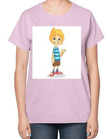 Kid 151# - cartoon general-  Ladies T-Shirt