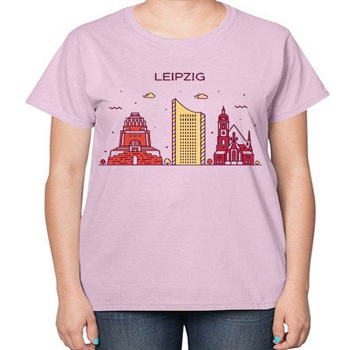 Leipzig 1128# - cities-  Ladies T-Shirt