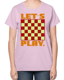 Lets play 135# - chess-  Ladies T-Shirt