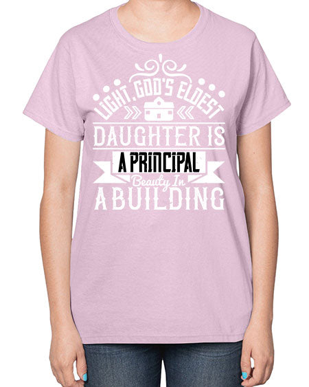 Light Gods eldest daughter is a principal beauty in a building Style 274# - architect-  Ladies T-Shirt