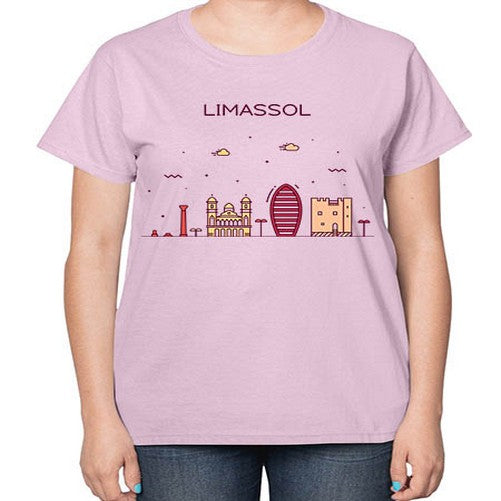 Limassol 1143# - cities-  Ladies T-Shirt
