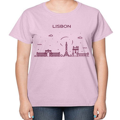 Lisbon 1145# - cities-  Ladies T-Shirt