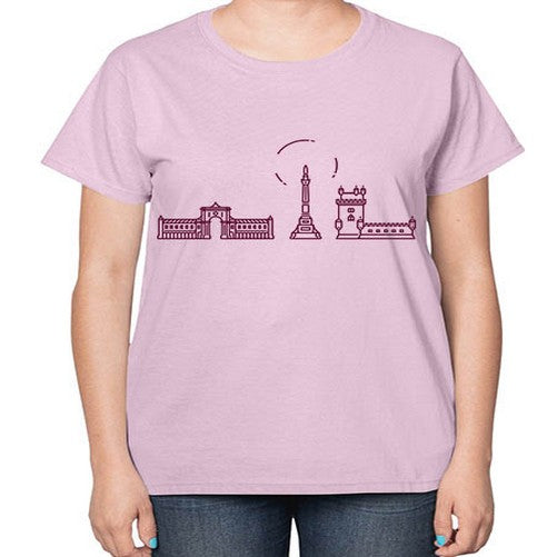 Lisbon 1146# - cities-  Ladies T-Shirt