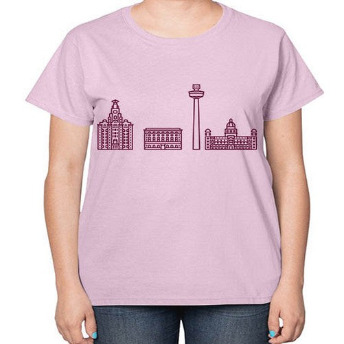 Liverpool 1151# - cities-  Ladies T-Shirt