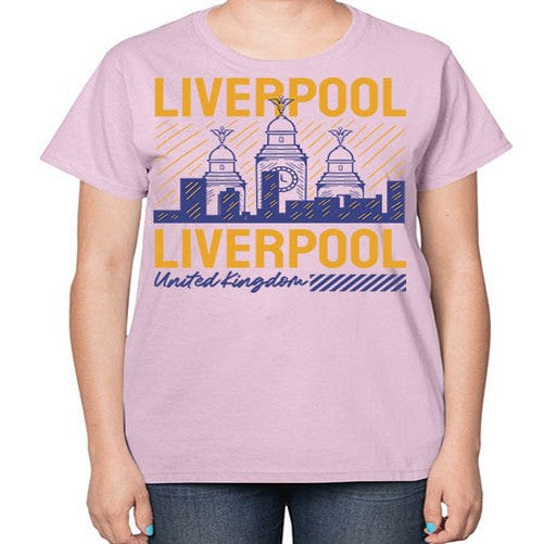 Liverpool 1152# - cities-  Ladies T-Shirt