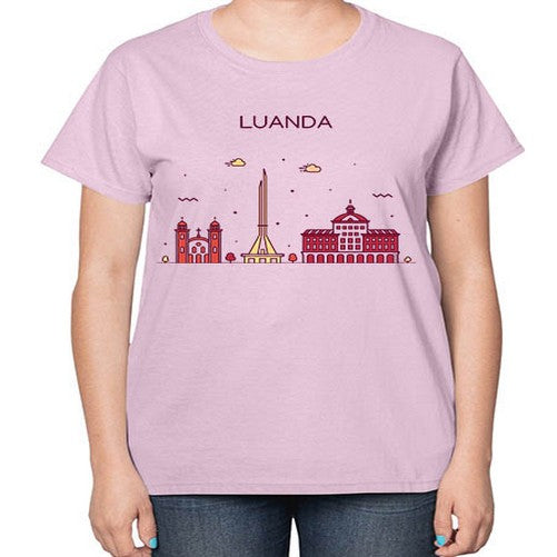 Luanda 1180# - cities-  Ladies T-Shirt