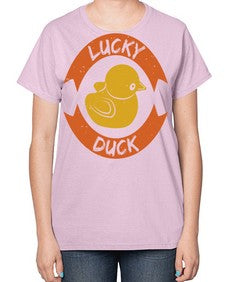 Lucky Duck Style 27# - ducks-  Ladies T-Shirt