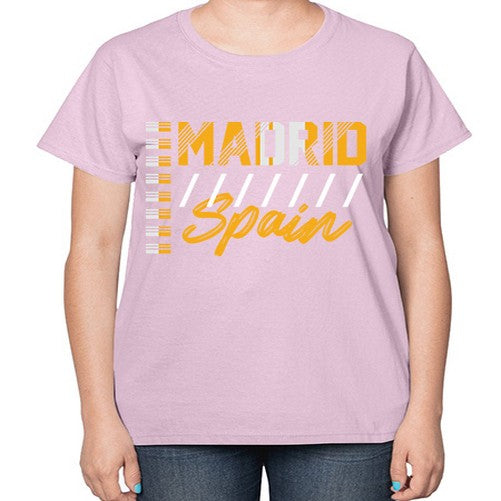 Madrid 1204# - cities-  Ladies T-Shirt