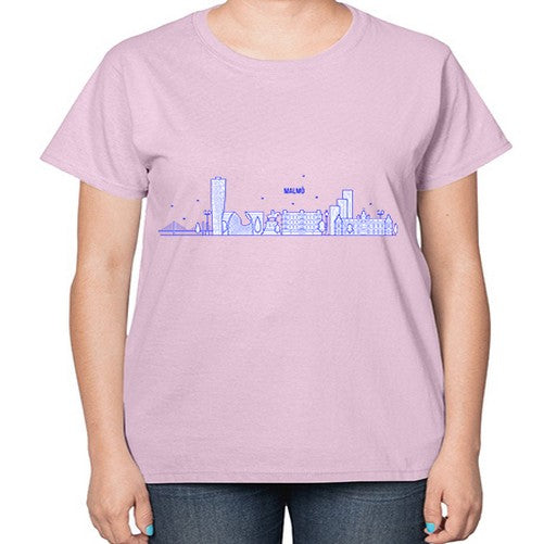 Malmo 1221# - cities-  Ladies T-Shirt