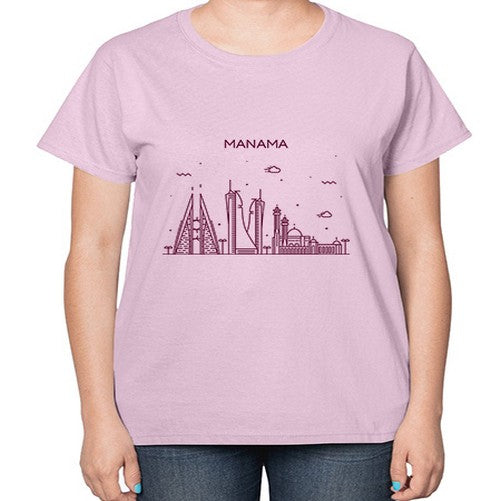 Manama 1223# - cities-  Ladies T-Shirt