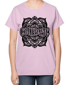 Mandala Courage 759# - mandala-  Ladies T-Shirt