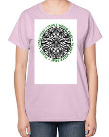 Mandala Garden Round 910# - mandala-  Ladies T-Shirt