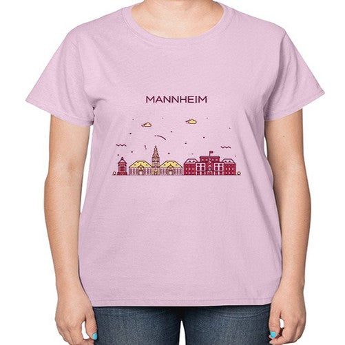 Mannheim 1237# - cities-  Ladies T-Shirt