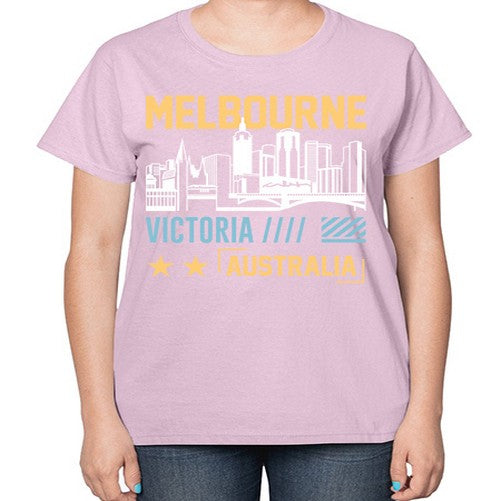 Melbourne 1271# - cities-  Ladies T-Shirt