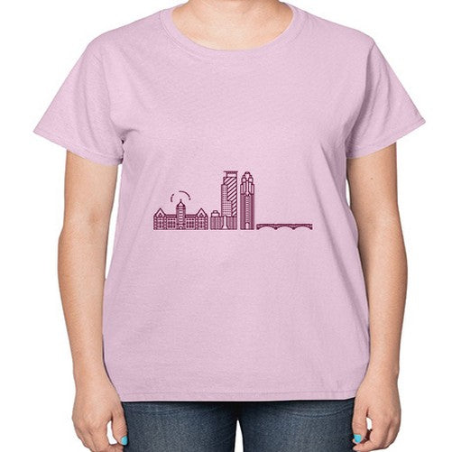 Minneapolis 1306# - cities-  Ladies T-Shirt