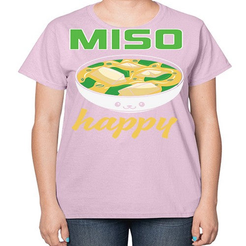 Miso Anime Japanese Food Lover 268# - anime-  Ladies T-Shirt