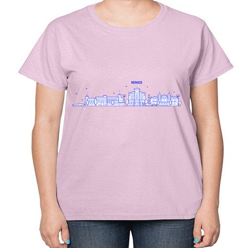 Monaco 1335# - cities-  Ladies T-Shirt