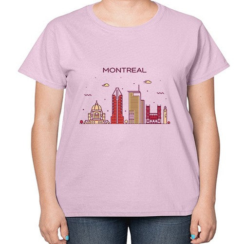Montreal 1349# - cities-  Ladies T-Shirt