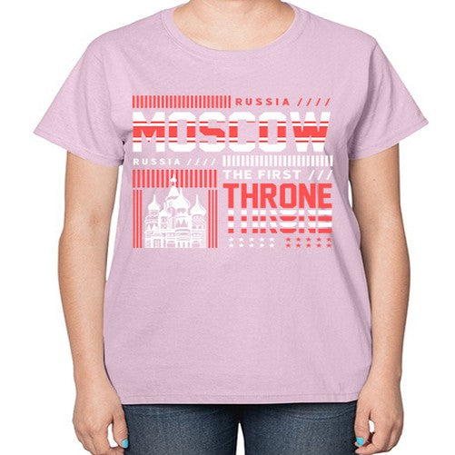 Moscow 1356# - cities-  Ladies T-Shirt
