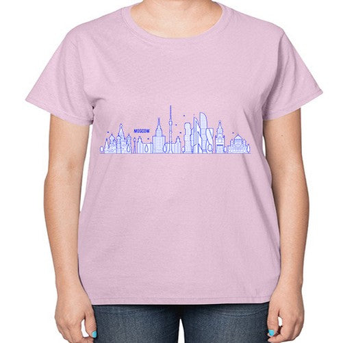 Moscow 1358# - cities-  Ladies T-Shirt