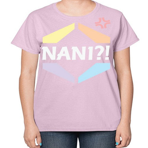 Nani What Funny Japanese Anime 270# - anime-  Ladies T-Shirt